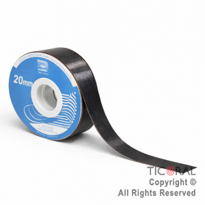 CINTA LISA 20 MM X 25 MTS NEGRO